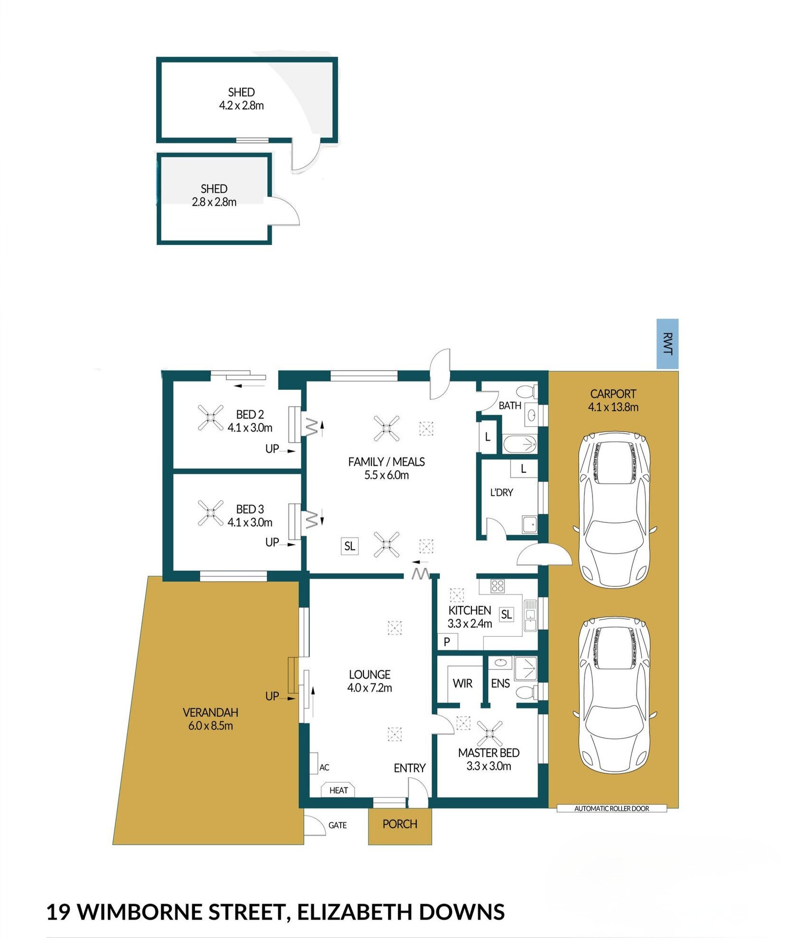 19 WIMBORNE STREET, ELIZABETH DOWNS